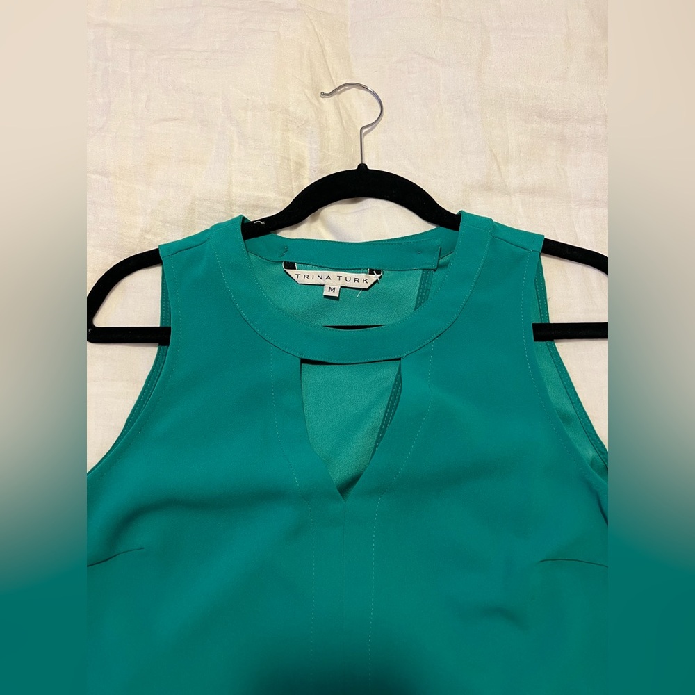 Trina Turk Tank - with split back - Picture 3 of 4